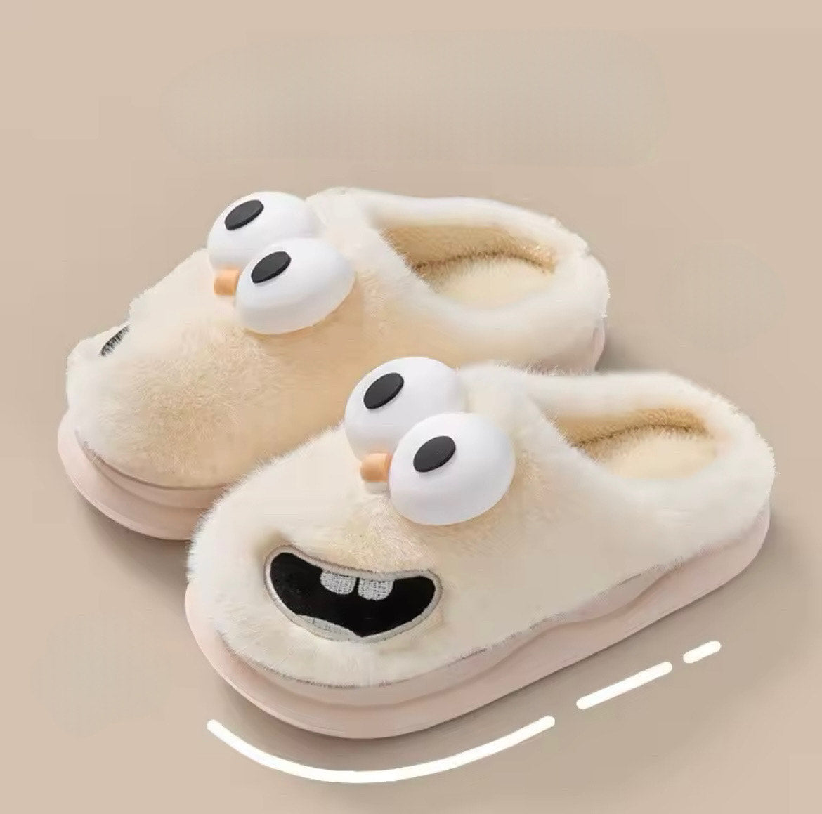 Pantuflas Divertidas Cara Sonriente